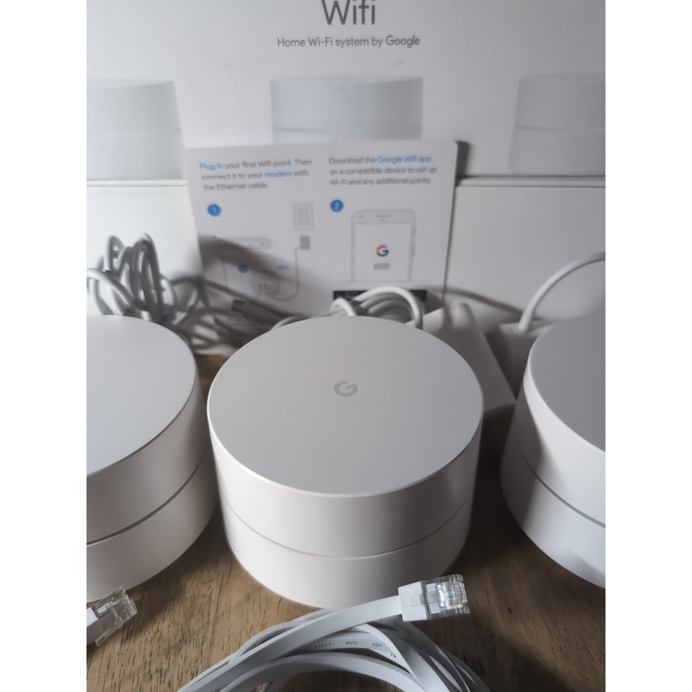 Google WiFi System Whole Home Mesh Router -‎ 3 Pack (Open Box) - Picture 3 of 16